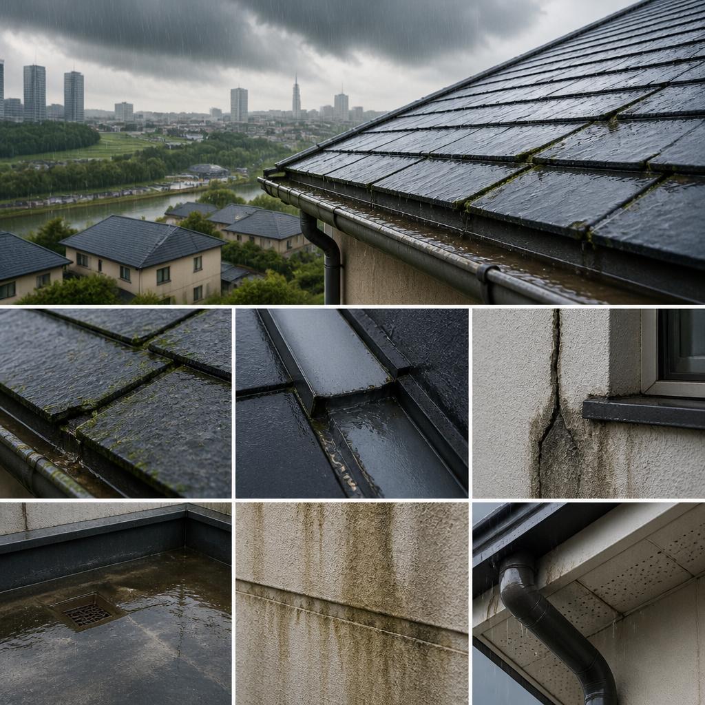 2. 都筑区特有の雨漏り原因