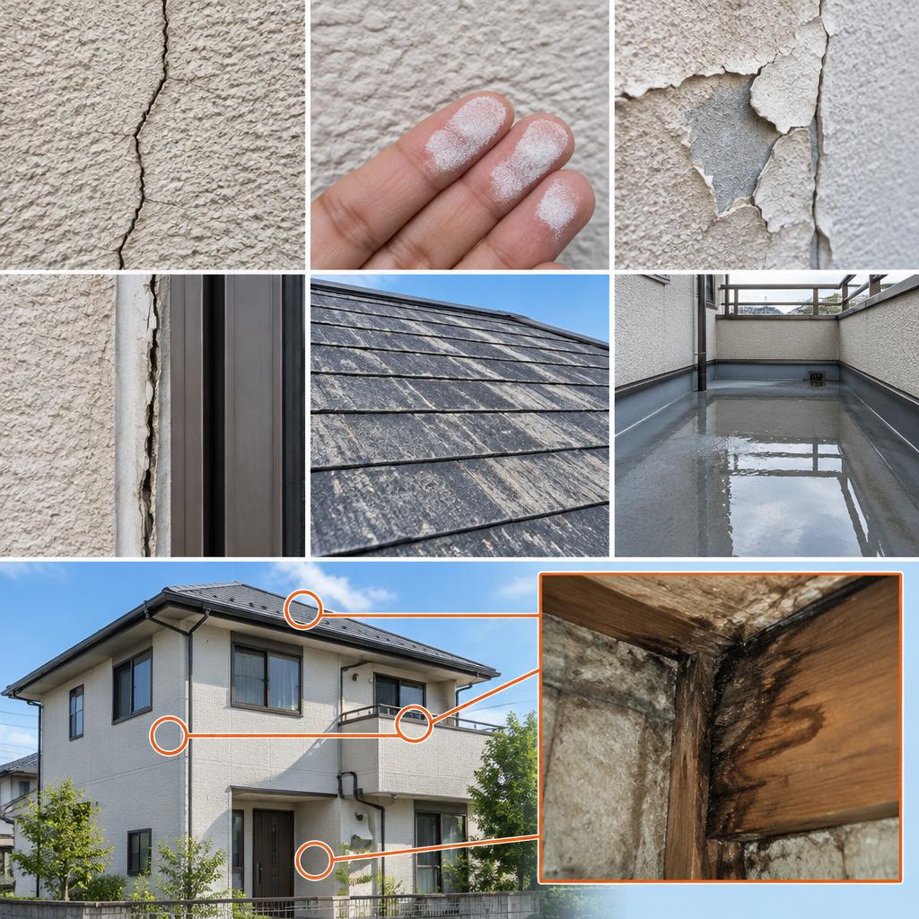 そのひび割れ、塗り替えのサインかもしれません