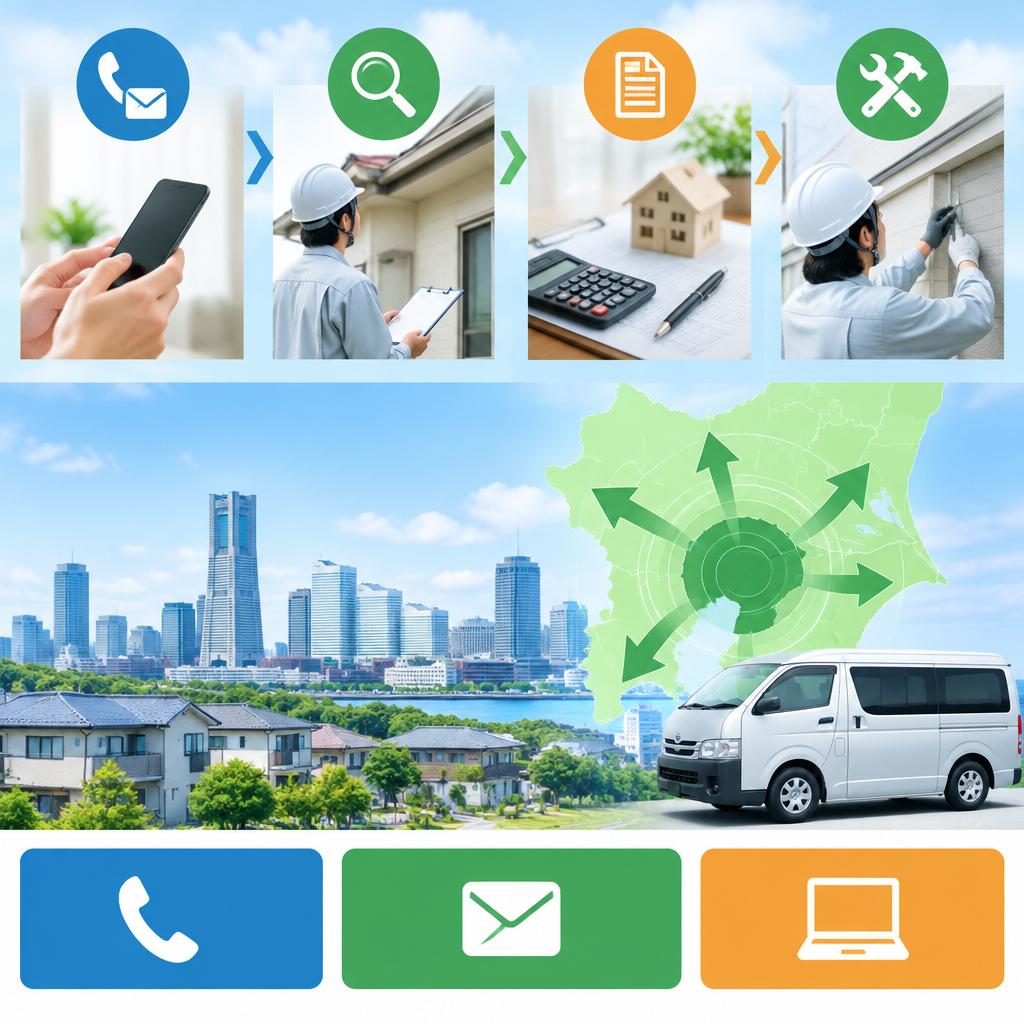 お見積もり・現場調査は無料。まずは住まいのお悩みを相談