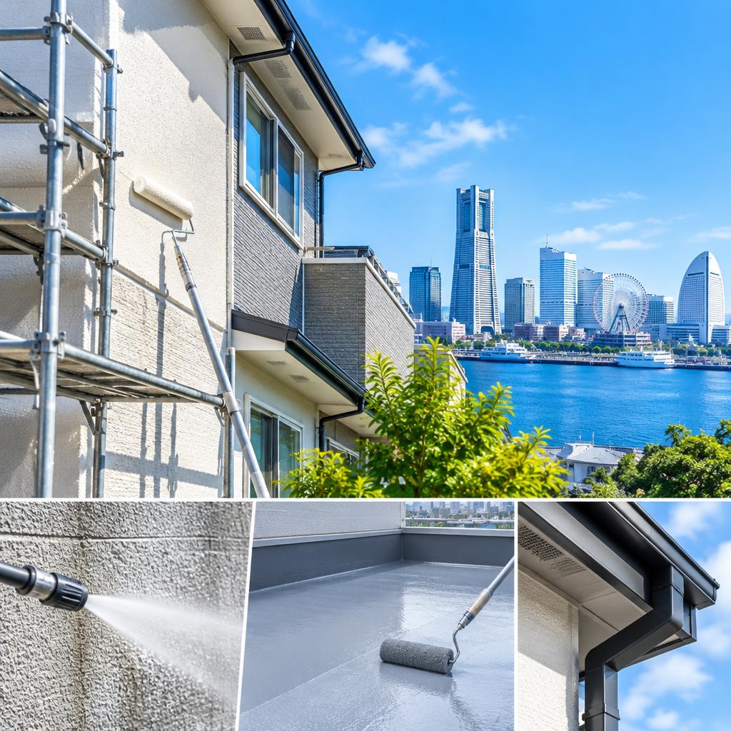 あなたの家を守る、横浜のプロの技術。外壁メンテナンスから防水塗料・住宅リフォームまで、住まいの未来を一緒に整えます。
