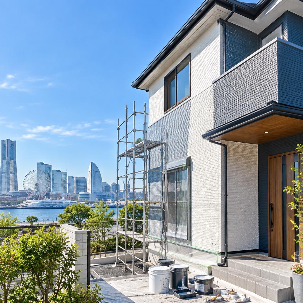 横浜市の外壁リフォームで、住まいをもっとおしゃれに、もっと長持ちに。防水対策まで自社施工で丁寧に仕上げます。